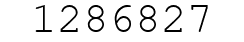 Number 1286827.