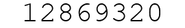Number 12869320.
