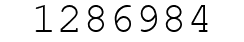 Number 1286984.