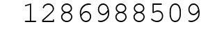 Number 1286988509.
