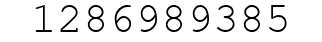 Number 1286989385.