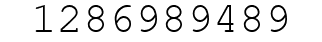 Number 1286989489.