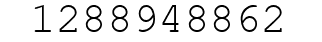 Number 1288948862.
