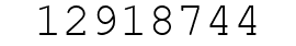Number 12918744.