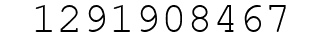 Number 1291908467.