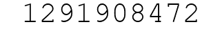Number 1291908472.