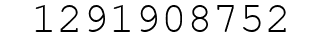 Number 1291908752.