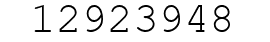Number 12923948.