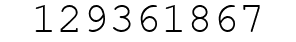 Number 129361867.