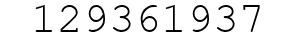Number 129361937.