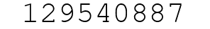 Number 129540887.