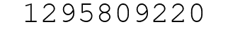 Number 1295809220.