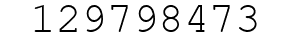 Number 129798473.
