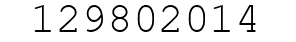 Number 129802014.