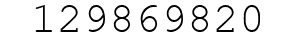 Number 129869820.