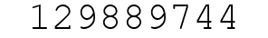 Number 129889744.