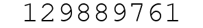 Number 129889761.