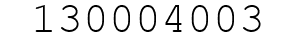Number 130004003.