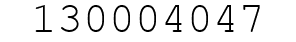 Number 130004047.