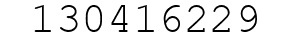 Number 130416229.