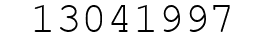 Number 13041997.