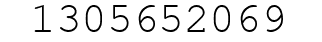 Number 1305652069.