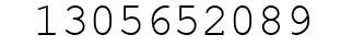 Number 1305652089.