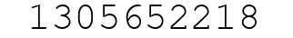 Number 1305652218.