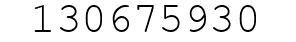 Number 130675930.