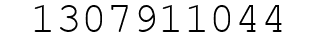 Number 1307911044.