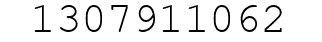 Number 1307911062.