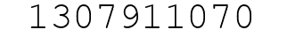 Number 1307911070.