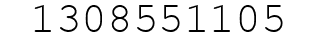 Number 1308551105.
