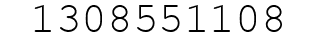 Number 1308551108.