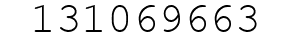 Number 131069663.