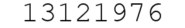 Number 13121976.