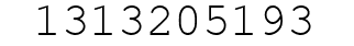 Number 1313205193.