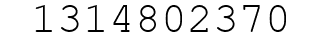 Number 1314802370.