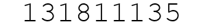 Number 131811135.