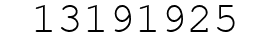 Number 13191925.