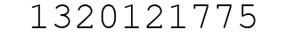 Number 1320121775.