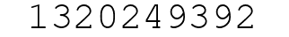 Number 1320249392.