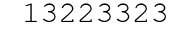 Number 13223323.