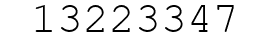 Number 13223347.