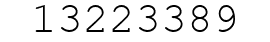Number 13223389.