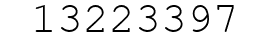 Number 13223397.