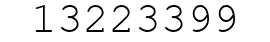 Number 13223399.