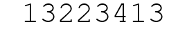 Number 13223413.