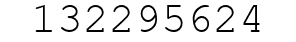 Number 132295624.
