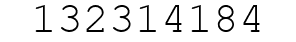 Number 132314184.